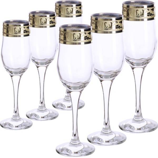 MS160-01 Набор 6-ти бокалов д/шампанского 