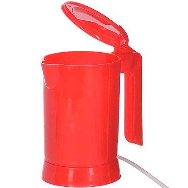 002-К Мини чайник SH красный с теном 0,5л