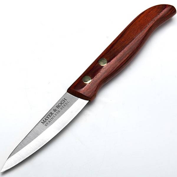 23432 Нож 8,9см. ручка дерево MAYER&BOCH цена за 1 нож