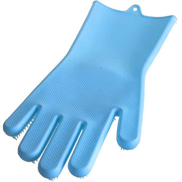 29043 Многофункциональные силиконовые перчатки ГОЛУБОЙ MAYER&BOCH