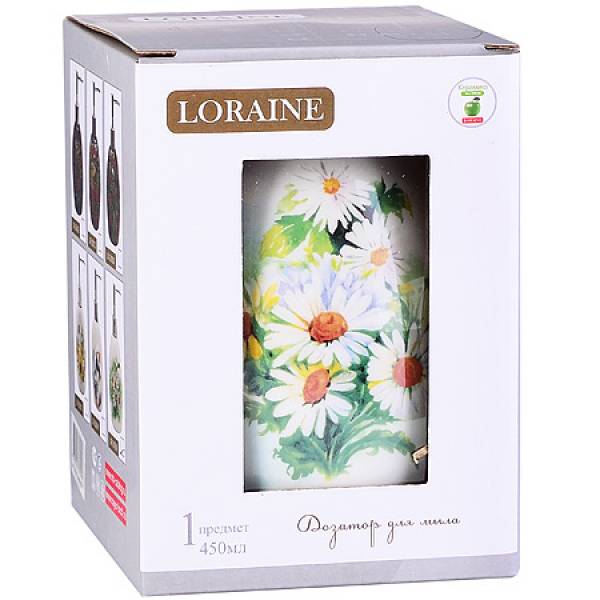 30769 Дозатор для мыла 450мл. Ромашка LORAINE 